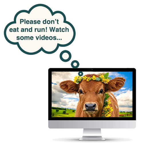 At the heart of all prejudice lies injustice. Please don't eat and run! Watch some videos